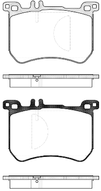 Kit de plaquettes de frein, frein à disque