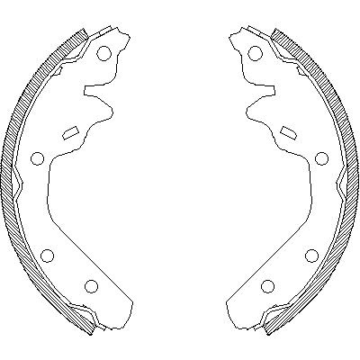 Jeu de mâchoires de frein