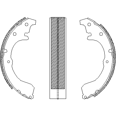 Jeu de mâchoires de frein