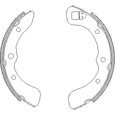 Jeu de mâchoires de frein