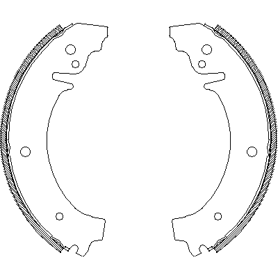 Jeu de mâchoires de frein