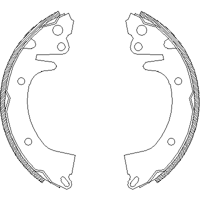 Jeu de mâchoires de frein