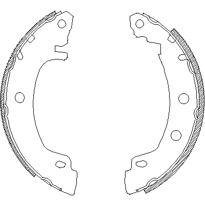 Jeu de mâchoires de frein