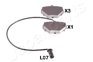 Kit de plaquettes de frein, frein à disque