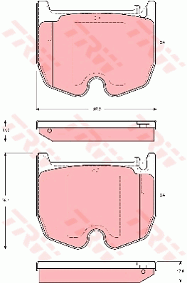 Kit de plaquettes de frein, frein à disque