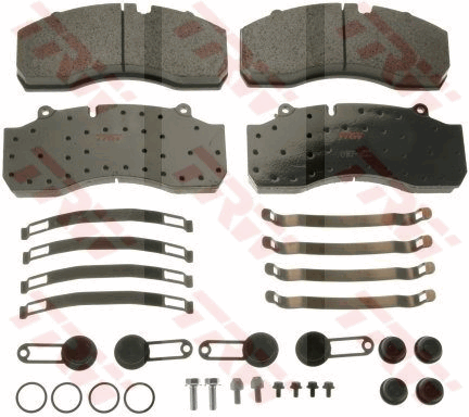 Kit de plaquettes de frein, frein à disque