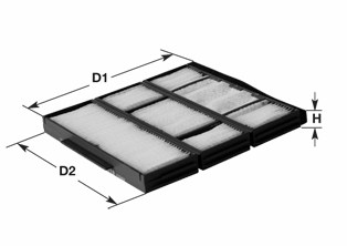 Filtre, air de l'habitacle