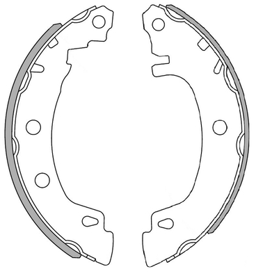 Jeu de mâchoires de frein