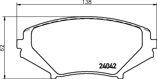 Kit de plaquettes de frein, frein à disque