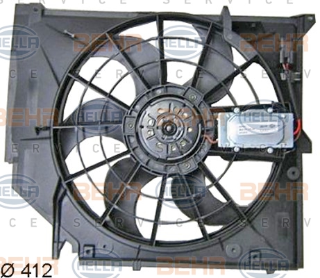 Ventilateur, refroidissement du moteur