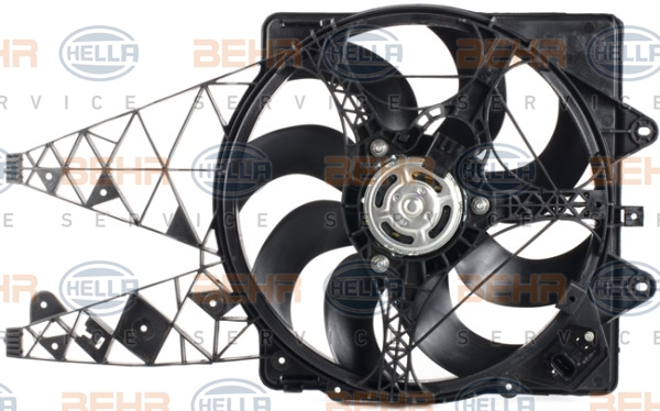 Ventilateur, refroidissement du moteur