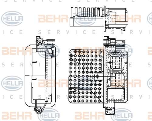 Régulateur, pulseur d'air habitacle