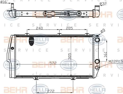 Radiateur, refroidissement du moteur