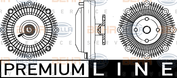 Embrayage, ventilateur de radiateur