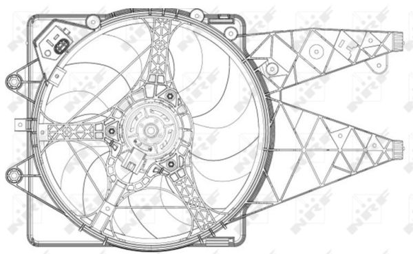 Ventilateur, refroidissement du moteur