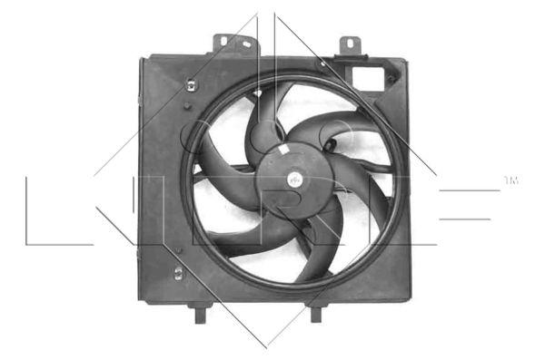 Ventilateur, refroidissement du moteur