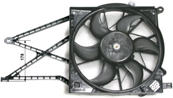 Ventilateur, refroidissement du moteur