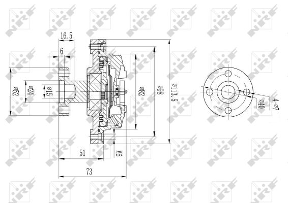 Embrayage, ventilateur de radiateur