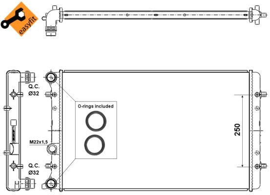 Radiateur, refroidissement du moteur