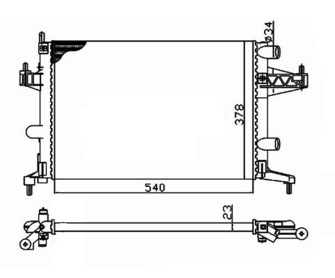 Radiateur, refroidissement du moteur