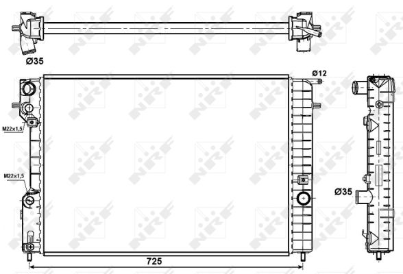 Radiateur, refroidissement du moteur