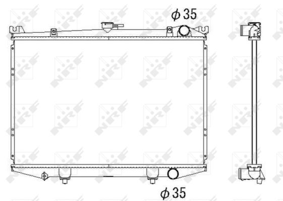 Radiateur, refroidissement du moteur