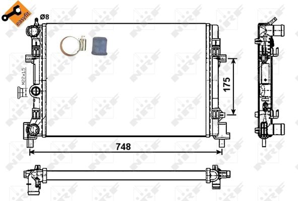 Radiateur, refroidissement du moteur