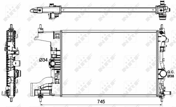 Radiateur, refroidissement du moteur