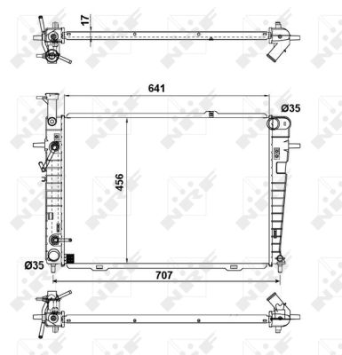 Radiateur, refroidissement du moteur