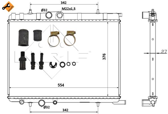 Radiateur, refroidissement du moteur