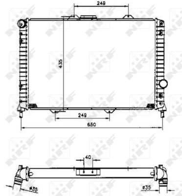 Radiateur, refroidissement du moteur