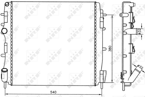 Radiateur, refroidissement du moteur