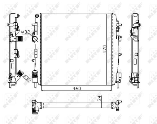 Radiateur, refroidissement du moteur