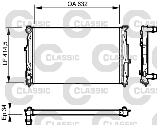 Radiateur, refroidissement du moteur