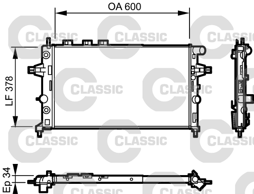 Radiateur, refroidissement du moteur