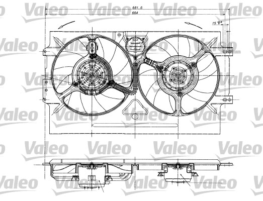 Ventilateur, refroidissement du moteur