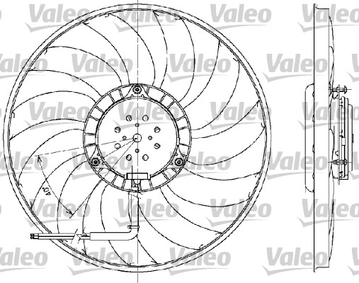 Ventilateur, refroidissement du moteur