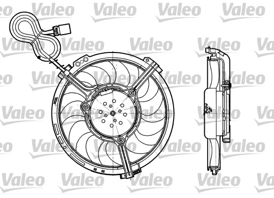 Ventilateur, refroidissement du moteur