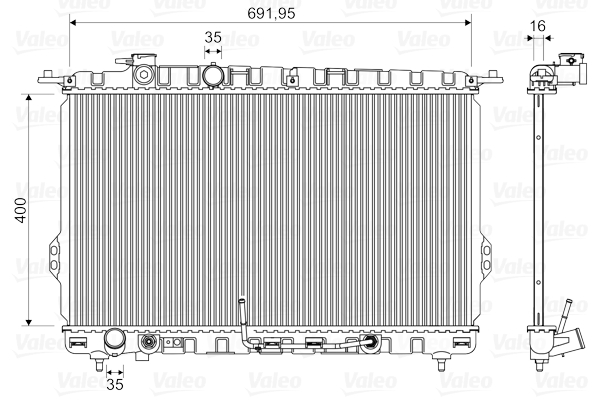 Radiateur, refroidissement du moteur