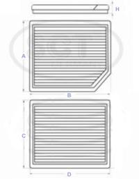 Filtre, air de l'habitacle