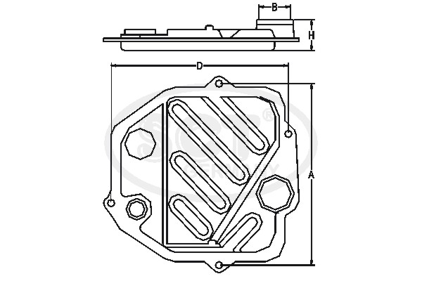 Kit de filtre hydraulique, boîte automatique
