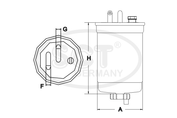 Filtre à carburant