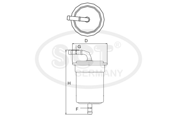 Filtre à carburant