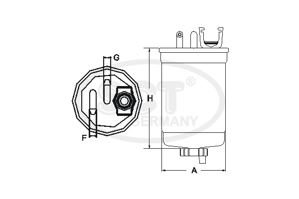 Filtre à carburant