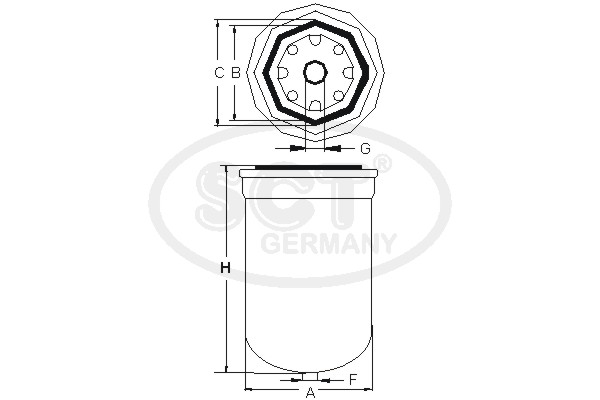 Filtre à carburant