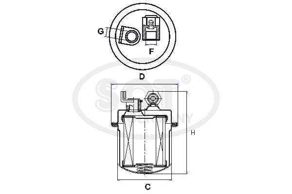 Filtre à carburant