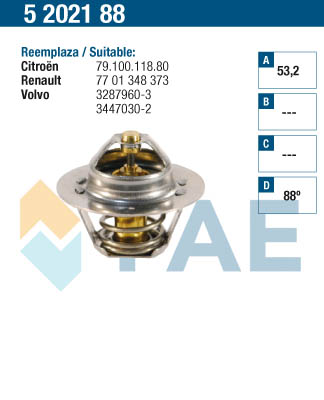 Thermostat d'eau