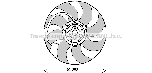 Ventilateur, refroidissement du moteur