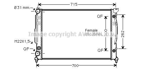 Radiateur, refroidissement du moteur