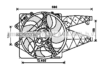 Ventilateur, refroidissement du moteur